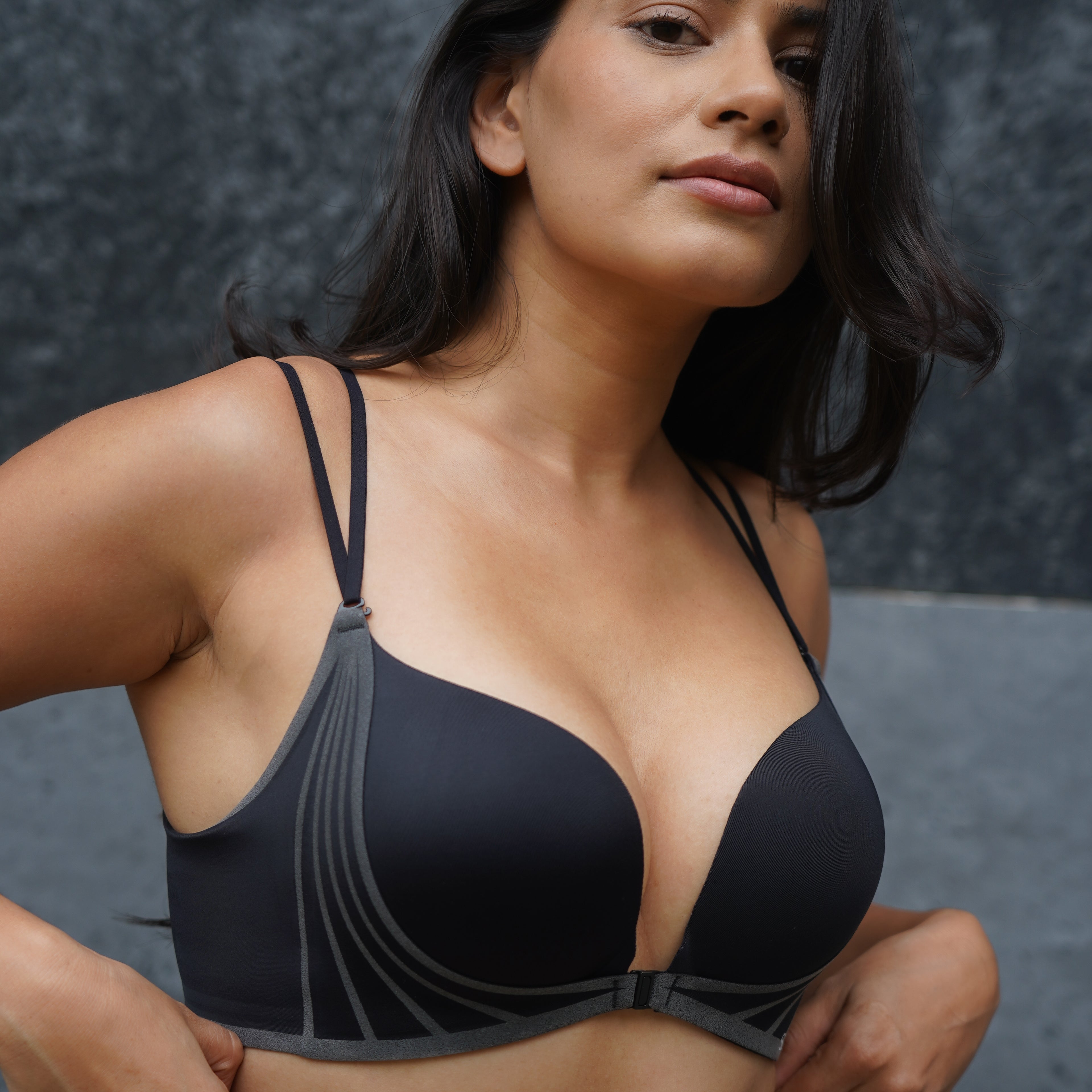 Front Closure Seamless T-back Bra