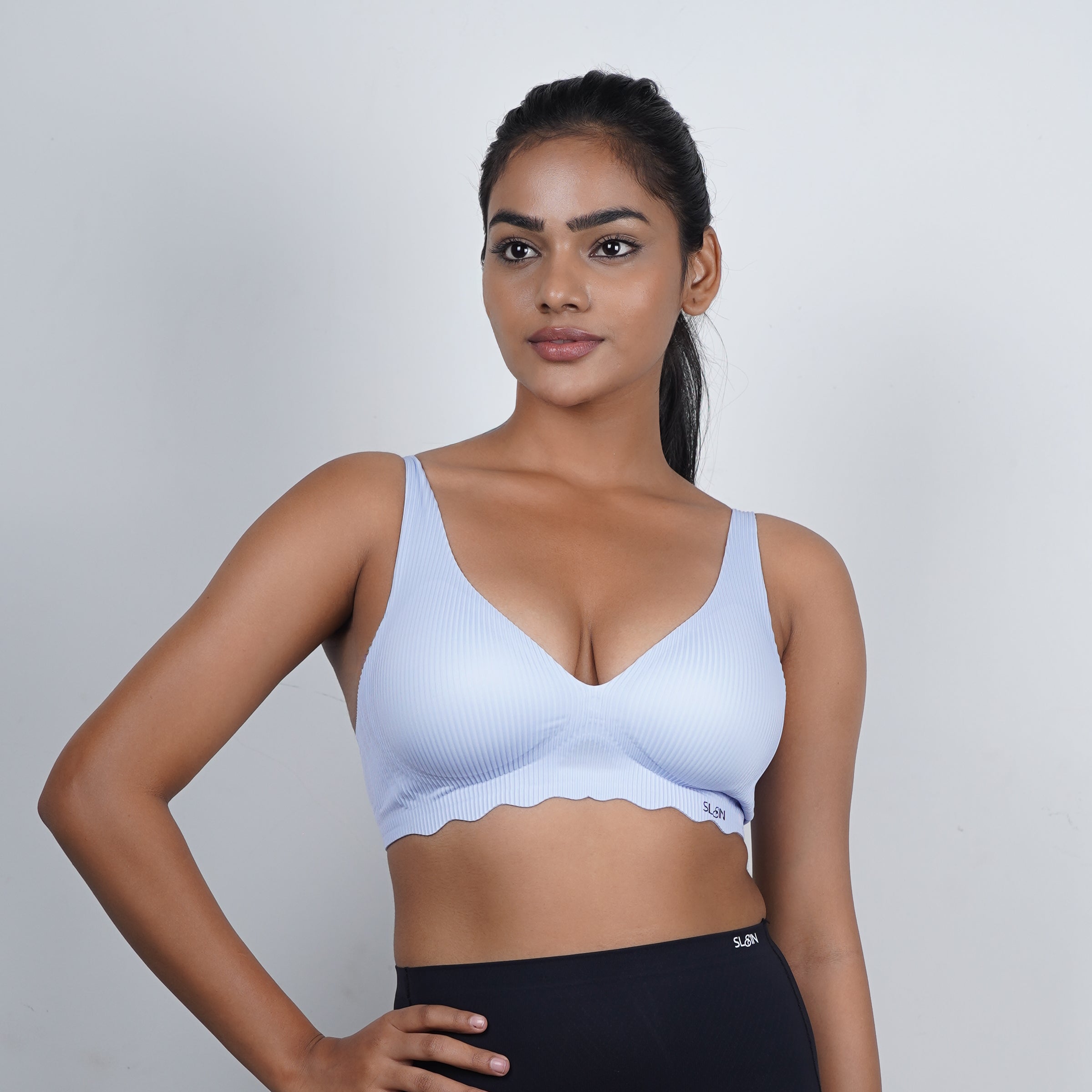 Super soft V-neck Padded Everyday Bra